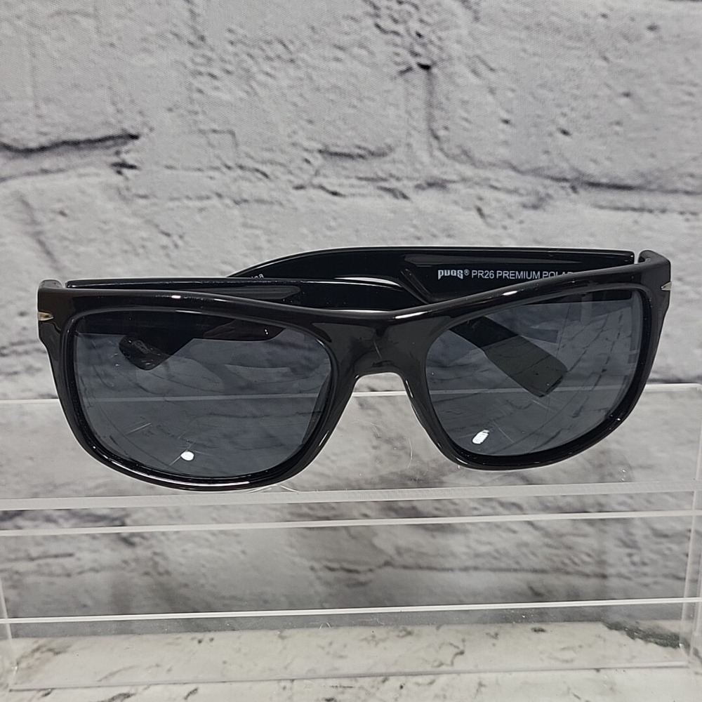 Pugs PR26 Sunglasses Mens Frames Black Premium Polarized‎ Cushioned